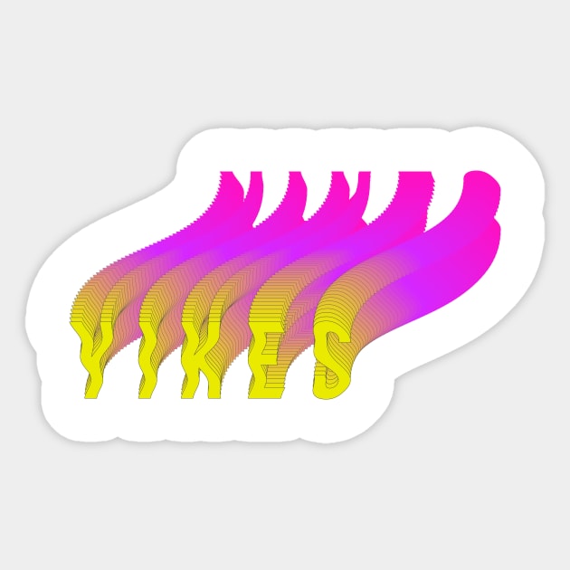 yikes,colorful Fun Sticker by diprod